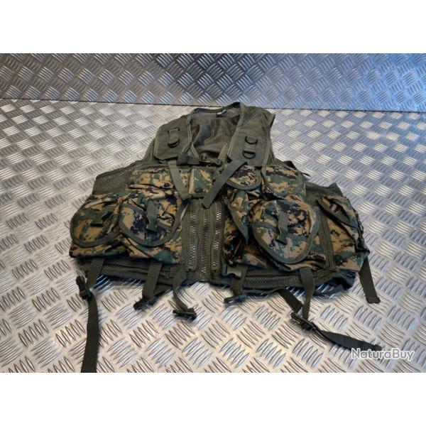 Gilet tactique 9 Pockets Tactical Vest Mil-Tec - camo digit