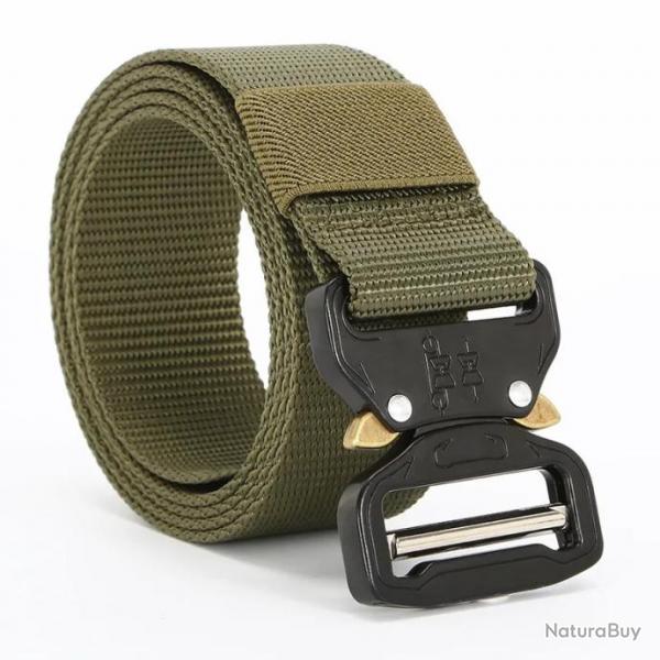 Ceinture verte en nylon 125cm - LIRAISON GRATUITE