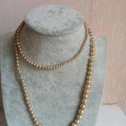 collier ancien perle longueur 35 cm fermé