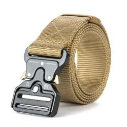 Ceinture tactique ajustable beige clair - LIRAISON GRATUITE