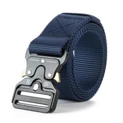 Ceinture tactique ajustable bleue - LIRAISON GRATUITE