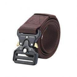 Ceinture tactique ajustable marron claire - LIRAISON GRATUITE