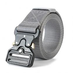 Ceinture tactique ajustable grise - LIRAISON GRATUITE