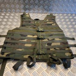 Gilet tactique light camo système Molle mfh airsoft paintball