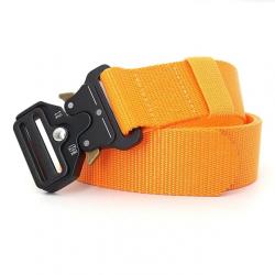 Ceinture tactique ajustable orange - LIRAISON GRATUITE