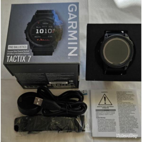 Montre GPS Garmin Tactix 7 Pro Balistique Edition