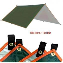 Bâche Abris Imperméable Ultralégère pour Camping et Activités en Plein Air 3X3M