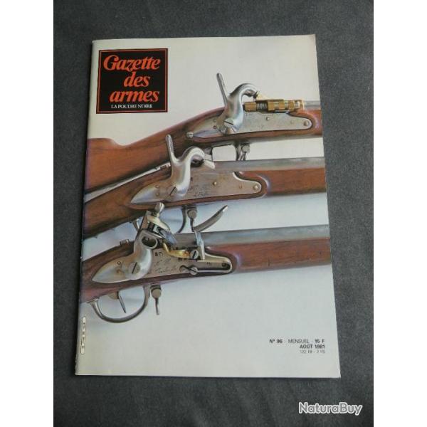 Gazette des armes No 96 aout 1981