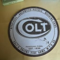 PLAQUE DECORATIVE COLT RONDE