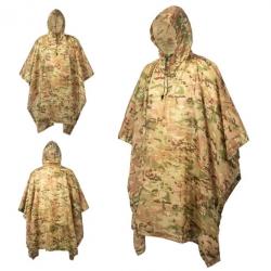 Poncho de Pluie Plein Air Respirant - Vêtements de Pluie Imperméables pour Activités Extérieur CP