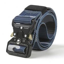 Ceinture tactique ajustable camo bleu - LIRAISON GRATUITE