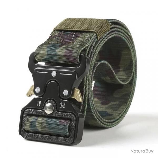 Ceinture tactique ajustable camo jungle - LIRAISON GRATUITE