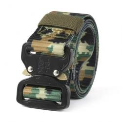 Ceinture tactique ajustable camo foncé - LIRAISON GRATUITE