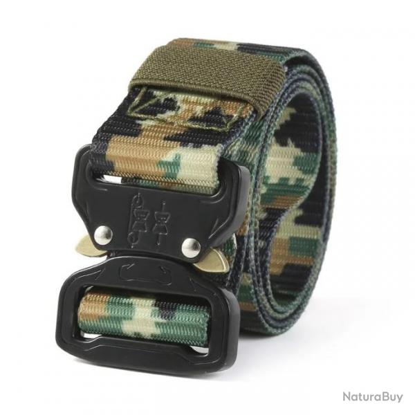 Ceinture tactique ajustable camo fonc - LIRAISON GRATUITE