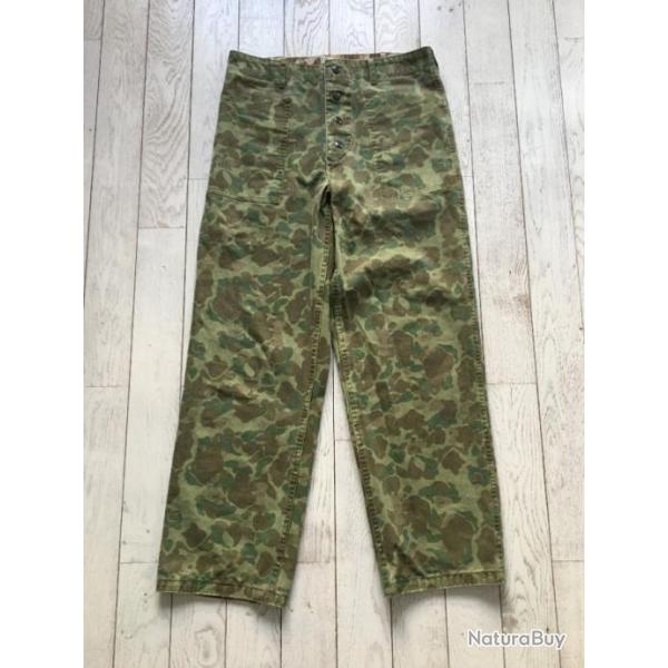 Pantalon P42 camouflage duck hunter USMC WW2 US Marine Corps WWII