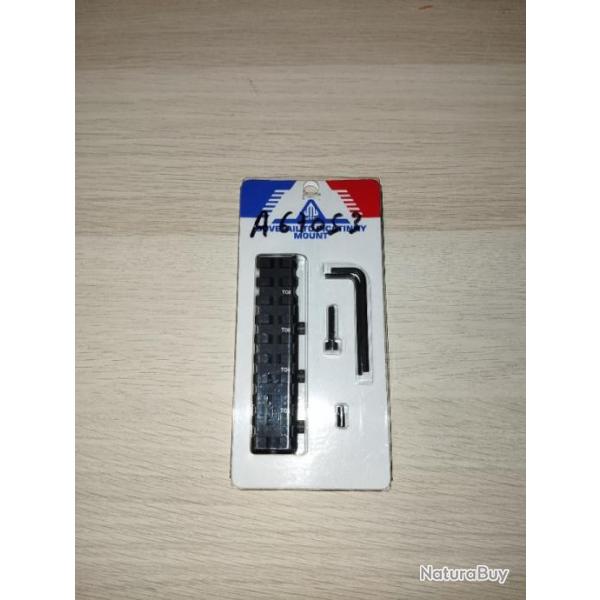 ADAPTATEUR UTG POUR PASSER DE RAIL 11MM A RAIL 21MM PICATINY