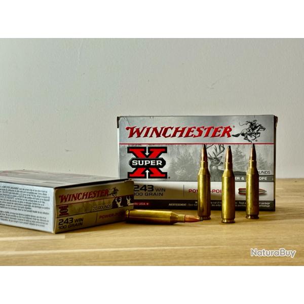 Lot Munitions 243 Winchester - 1 sans prix de rserve !