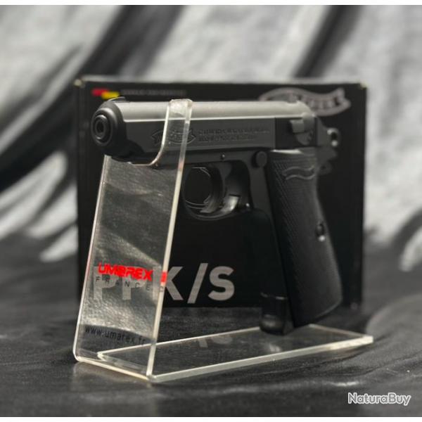 PISTOLET WALTHER PPK/S CO2 CAL BB/4.5