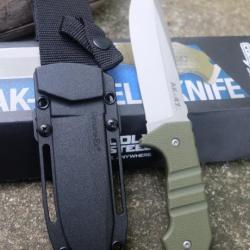 Couteau Cold Steel AK-47 Field Knife Lame Acier CPM-3V Manche OD Green G10 Etui Secure-Ex 14AKA