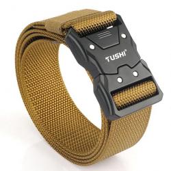 Ceinture TUSHI tactique nylon renforcé kaki ref.1