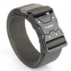 Ceinture TUSHI tactique nylon renforcé grise ref.1