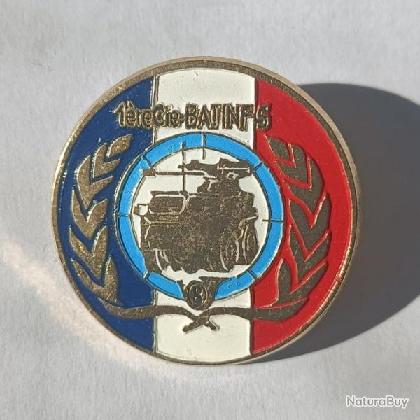 insigne de la 1ere compagnie du batinf 5  Sarajevo arm par le 8 me groupe de chasseurs