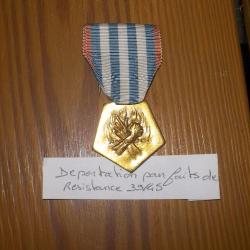 medaille de la déportation 39/45