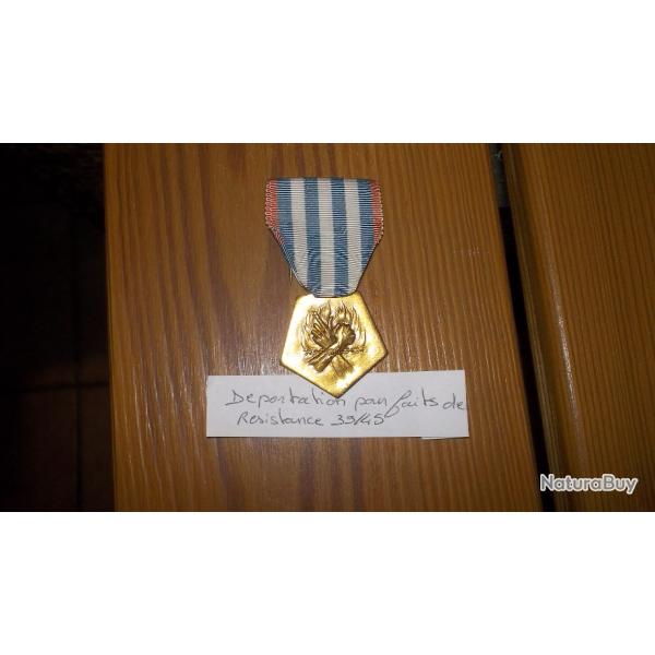 medaille de la dportation 39/45