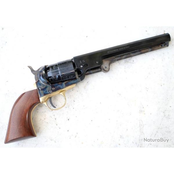 Comme neuf ! Revolver PIETTA 1851 Navy Laiton BRASS CAL 44 704489 Gravures navires EBR24PIE004