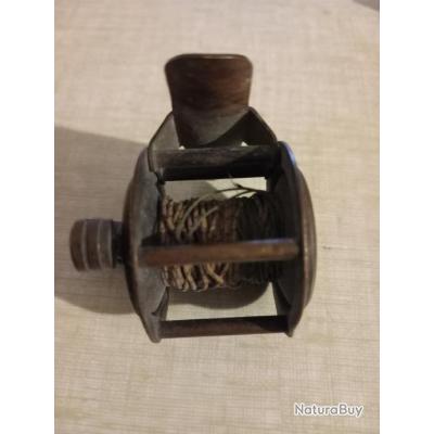 Ancien Moulinet De Pêche En Laiton, Fabrication Française, Vintage Collection