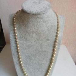 collier ancien perle longueur 28 cm fermé