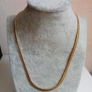 Collier Ancien En Métal Doré - Longueur 20 Cm Fermée - Style Vintage - Occasion