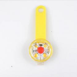 Pendentif à LED jaune pour chien