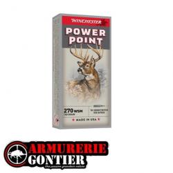 Munitions WINCHESTER 270 WSM 150grains Power-Point