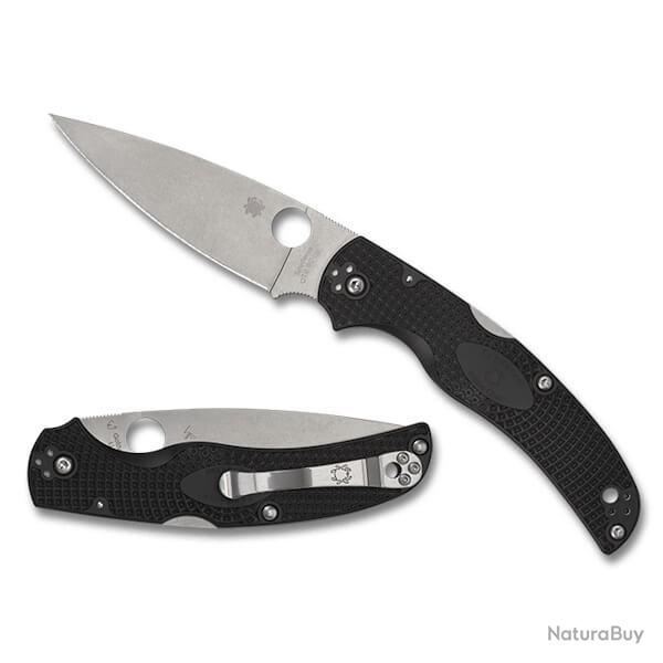 SPY-C244PBK Couteau pliant Spyderco Native Chief manche FRN