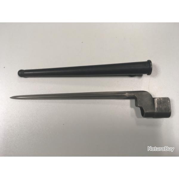 Rare baonnette Britannique MK1 cruciforme