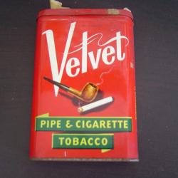 BOITE DE TABAC VIDE VELVET US WW2