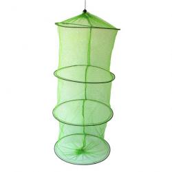 Bourriche Catch Holder cadre rond pliable métal - 3 hoops