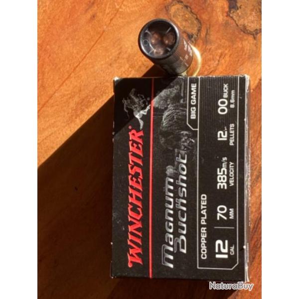 Chevrotine winchester magnum buckshot12/70