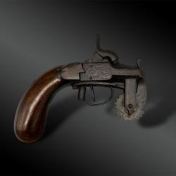 PISTOLET ÉPROUVETTE à PERCUSSION Louis-Philippe (1830-1848) - France - XIXème siècle