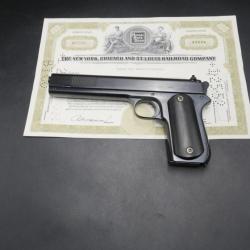 Pistolet Colt 1900 calibre 38 avec sa lettre Colt et son certificat de St Etienne