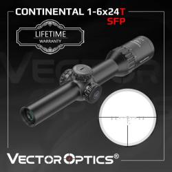 Vector Optics Continental 1-6X24T SFP SCOC-23T Paiement en 3 ou 4 fois - LIVRAISON GRATUITE !!