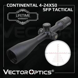 Vector Optics Continental 4-24x50 SCOL-54 SFP Paiement en 3 ou 4 fois - LIVRAISON GRATUITE !!