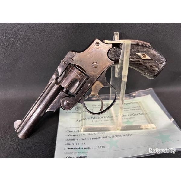 SMITH & WESSON HAMMERLESS SECOND MODEL cal 32 sw short