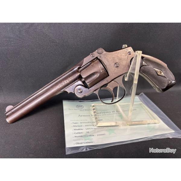 SMITH & WESSON HAMMERLESS FOURTH MODEL cal 38sw