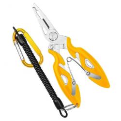 Pince de pêche Tackle Tool SQN multifonction - Jaune