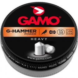 Lot de 3 boites Plombs G-HAMMER POWER lourds 4,5 mm - GAMO