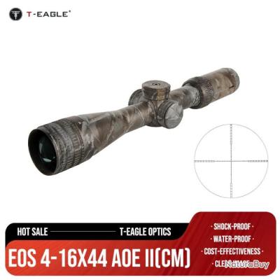 Lunette De Tir BSA 4-16x44 AOE - Réticule Lumineux Rouge/vert - Avec Colliers De Montage