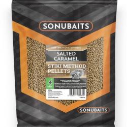 SONUBAITS STIKI METHOD PELLETS 4MM SALTED CARAMEL 650GR SONUBAITS