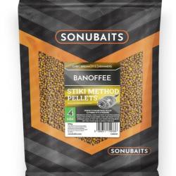 SONUBAITS STIKI METHOD PELLETS 4MM BANOFFEE 650GR SONUBAITS